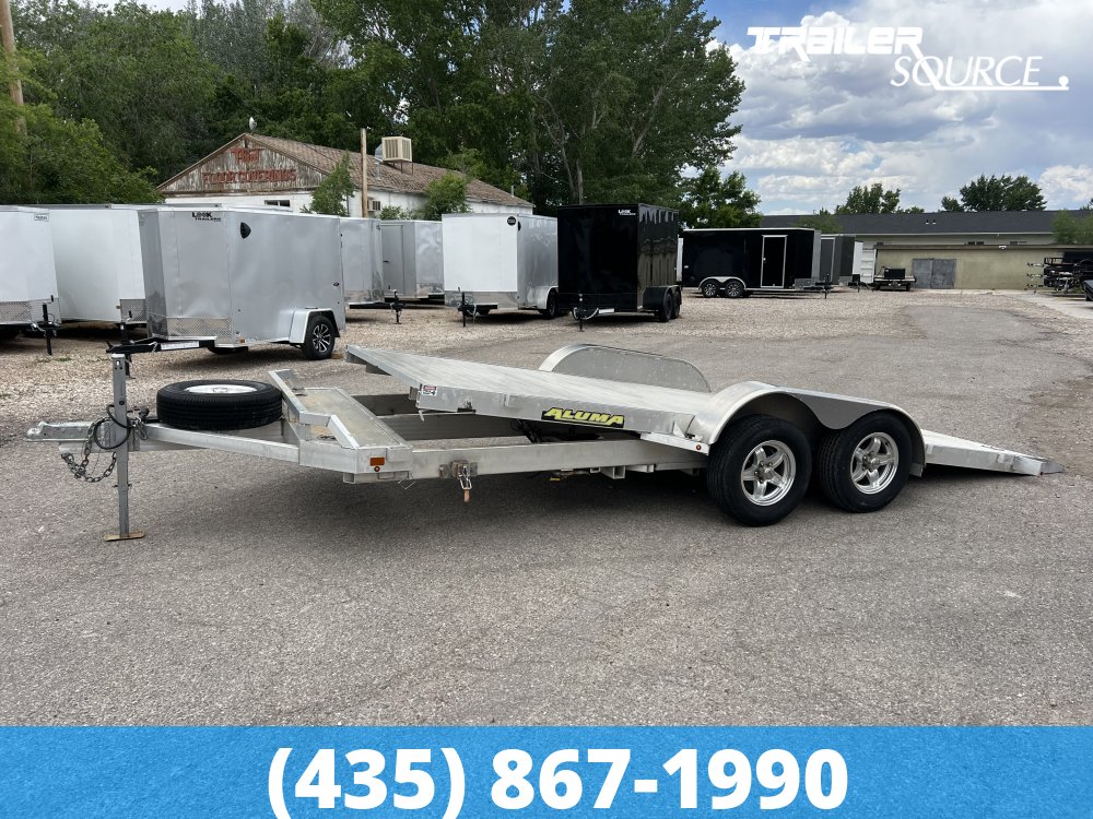 7x16 Aluma Flatbed Car Hauler