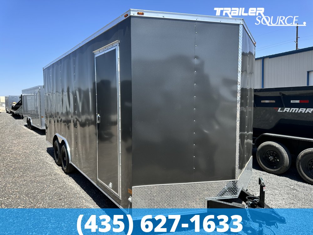 8.5x20 Wells Cargo Fast Trac Deluxe 7'6" Interior 10K Tandem Axle Enclosed Cargo