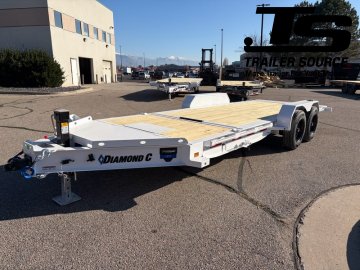 7x20 Diamond C HDT 208 Tilt Trailer - 18K GVWR - 18 Ply Tires
