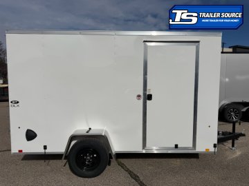 6x12 Look ST DLX Enclosed Cargo Trailer - 6'6" Interior - 3.5K GVWR - Barn Doors