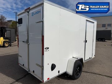 6x12 Look ST DLX Enclosed Cargo Trailer - 6'6" Interior - 3.5K GVWR - Barn Doors