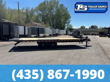 8.5x22 Iron Bull TDP Deckover Tilt Trailer - 14K GVWR -
