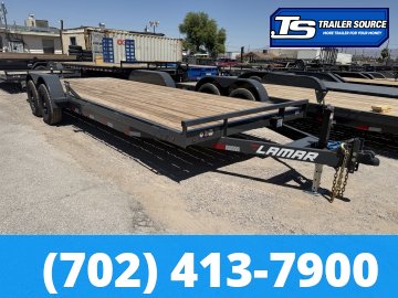 7x22 Lamar CC Flatbed Car Hauler