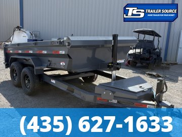 6x12 Dura-Haul DRM Telescopic Dump Trailer - 16.1K GVWR - 7 Gauge Floor