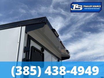 6x10 Look ST DLX Enclosed Cargo Trailer - 6'6" Interior - 3.5K GVWR - 16" Cross Member Upgrade, Black Out Package, Rear Spoiler w/ Load Lights