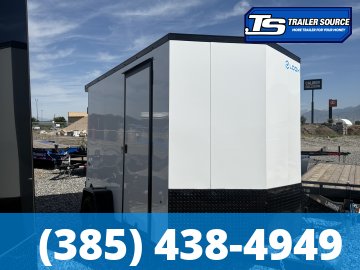 6x10 Look ST DLX Enclosed Cargo Trailer - 6'6" Interior - 3.5K GVWR - 16" Cross Member Upgrade, Black Out Package, Rear Spoiler w/ Load Lights