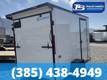 6x10 Look ST DLX Enclosed Cargo Trailer - 6'6" Interior - 3.5K GVWR - 16" Cross Member Upgrade, Black Out Package, Rear Spoiler w/ Load Lights