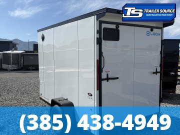 6x10 Look ST DLX Enclosed Cargo Trailer - 6'6" Interior - 3.5K GVWR - 16" Cross Member Upgrade, Black Out Package, Rear Spoiler w/ Load Lights