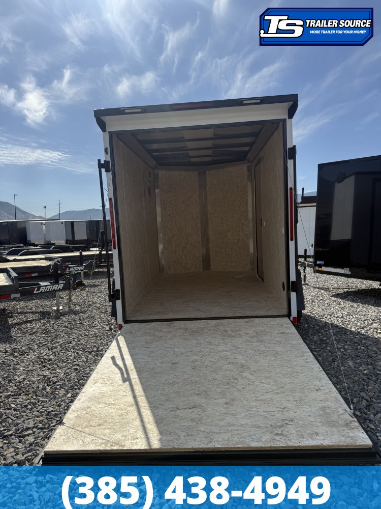 6x10 Look ST DLX Enclosed Cargo Trailer - 6'6" Interior - 3.5K GVWR - 16" Cross Member Upgrade, Black Out Package, Rear Spoiler w/ Load Lights