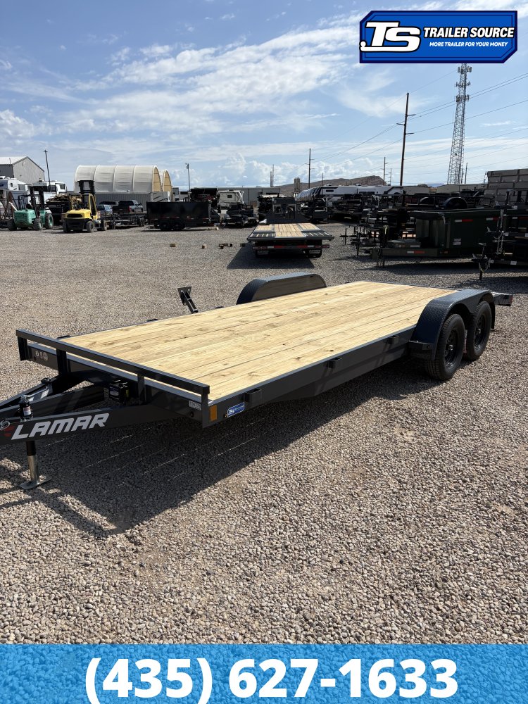 7x20 Lamar CE Flatbed Car Hauler
