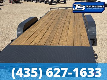 7x20 Lamar CE Flatbed Car Hauler Trailer - 7K GVWR - Dovetail