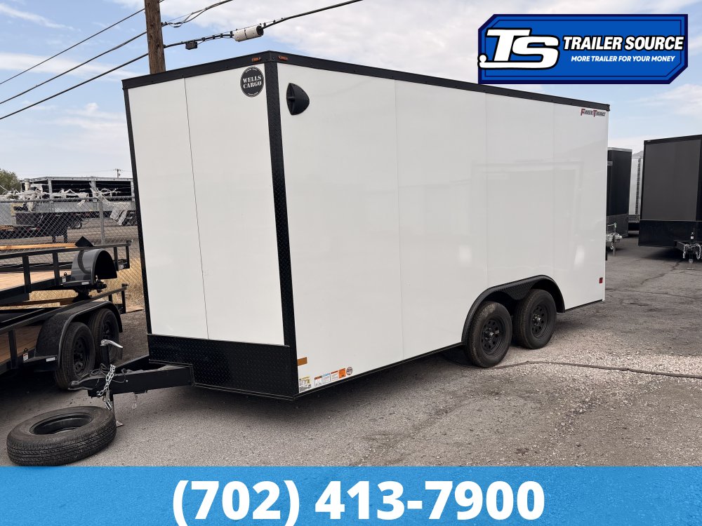 8.5x16 Wells Cargo Fast Trac Deluxe Enclosed Cargo