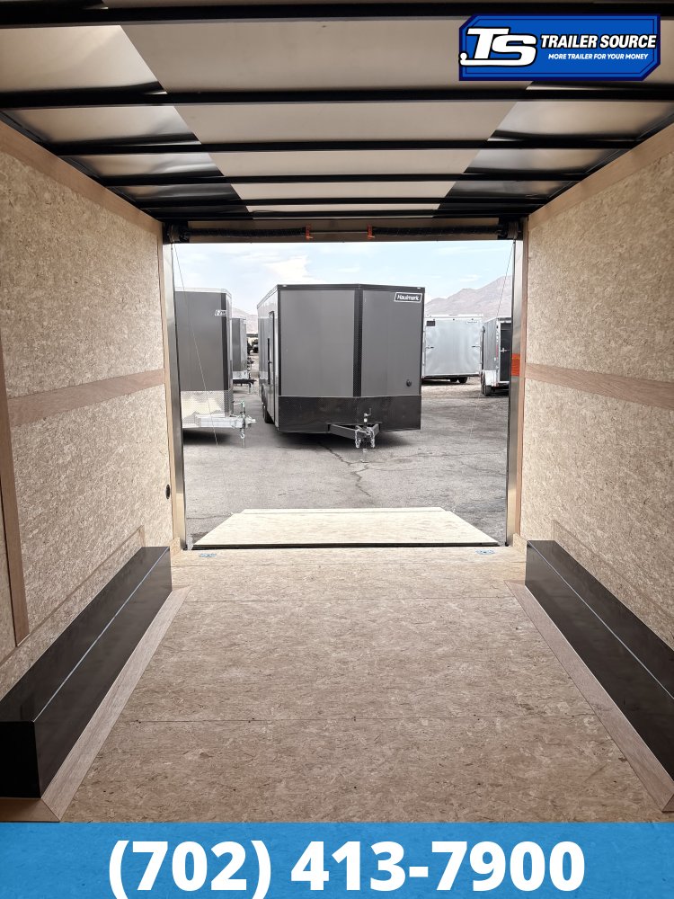 8.5x16 Wells Cargo Fast Trac Deluxe Enclosed Cargo Trailer - 7'6" Interior - 7K GVWR - Black Out Package, Dovetail