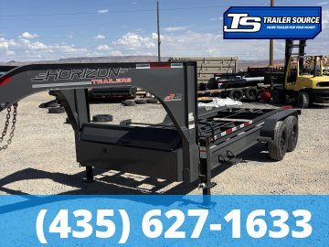 7x16 Horizon RDZ Gooseneck Roll Off Trailer Trailer - 18K GVWR -