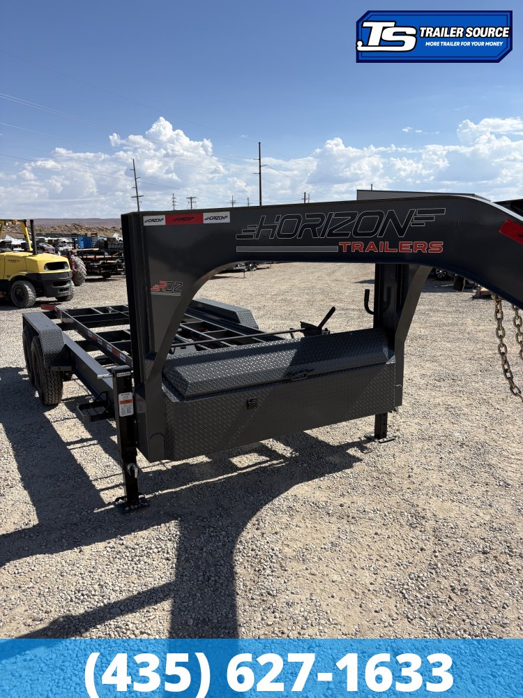 7x16 Horizon RDZ Gooseneck Roll Off Trailer Trailer - 18K GVWR -