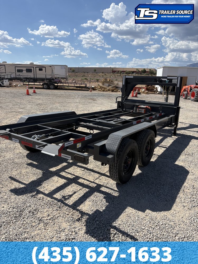 7x16 Horizon RDZ Gooseneck Roll Off Trailer Trailer - 18K GVWR -