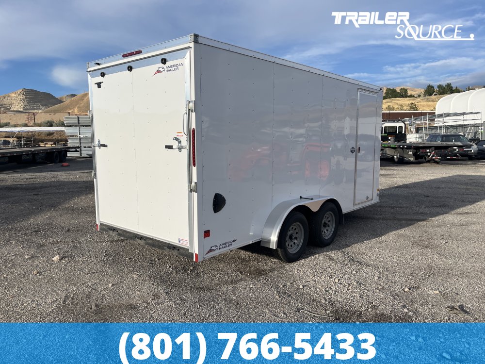 7x16 American Hauler Arrow Deluxe 7'0" 7K Tandem Axle Enclosed Cargo