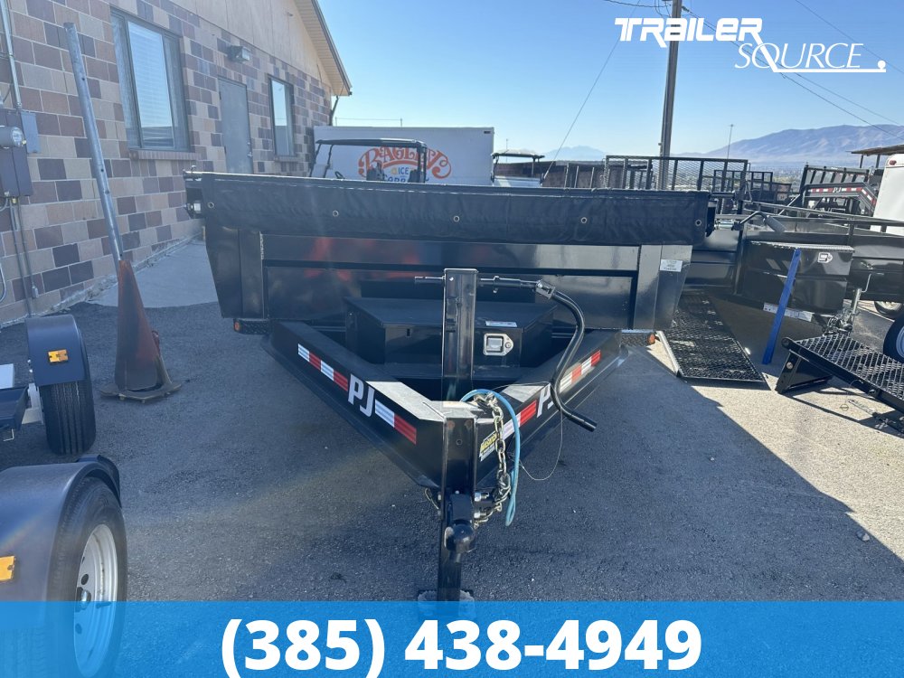 7x14 PJ Trailer DUMP 24" Sides 14K Dump Trailer