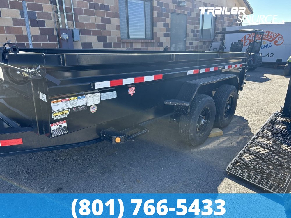 7x14 PJ Trailer Dump 24" Sides 14K Dump Trailer