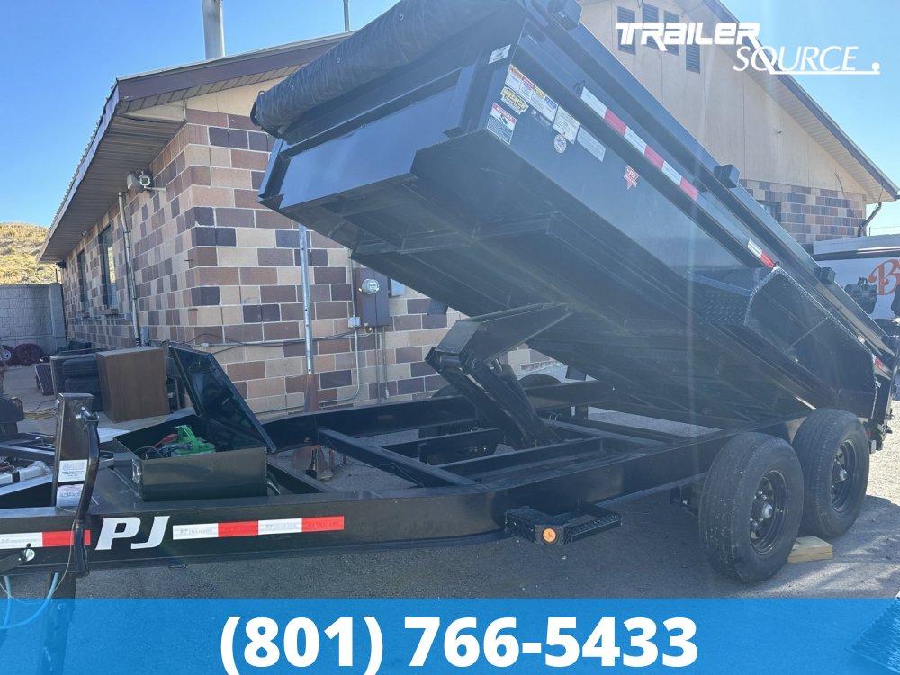 7x14 PJ Trailer Dump 24" Sides 14K Dump Trailer