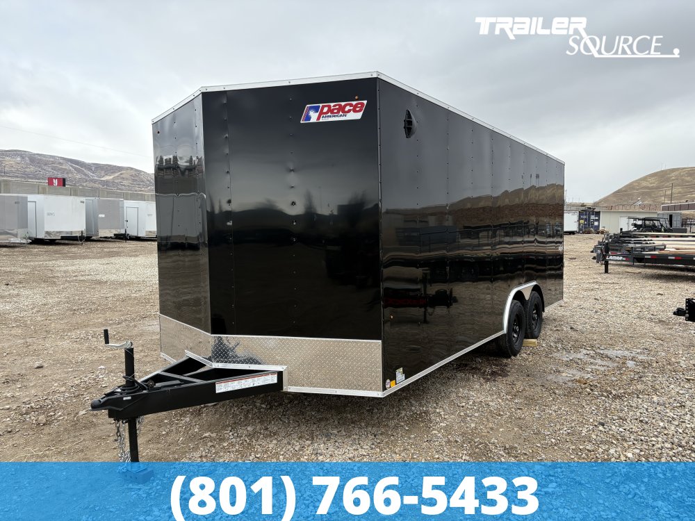 8.5x20 Pace American  7'0" Interior 10K Tandem Axle Enclosed Cargo