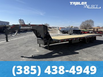 8.5x32 Diamond C FMAX HDT 32' 25.9K Hydraulic Dovetail Gooseneck