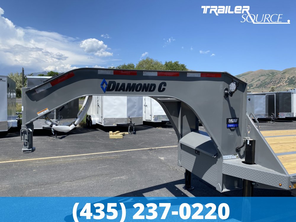 8.5x35 Diamond C FMAX HDT Gooseneck Hydraulic Dovetail 35' 25.9K Hydraulic Dovetail Gooseneck