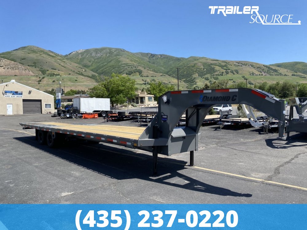8.5x35 Diamond C FMAX HDT Gooseneck Hydraulic Dovetail 35' 25.9K Hydraulic Dovetail Gooseneck
