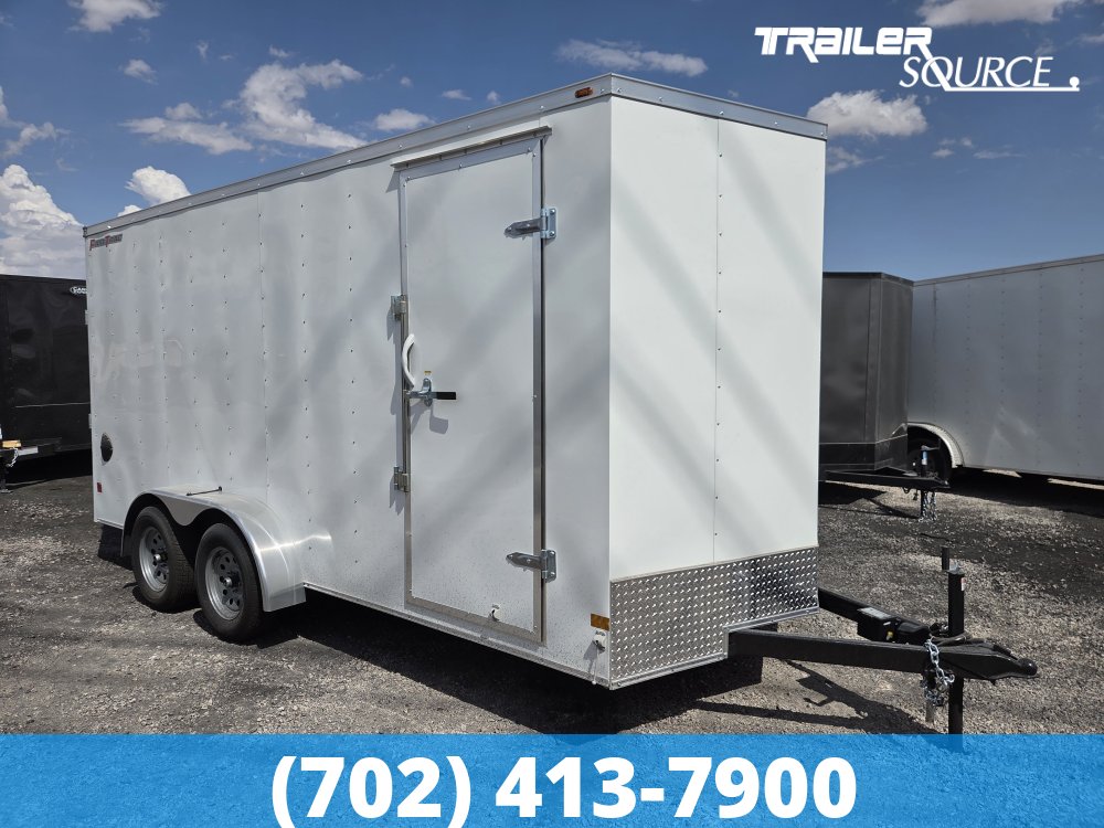 7x16 Wells Cargo FastTrac 7'0" Interior 7K Tandem Axle Enclosed Cargo
