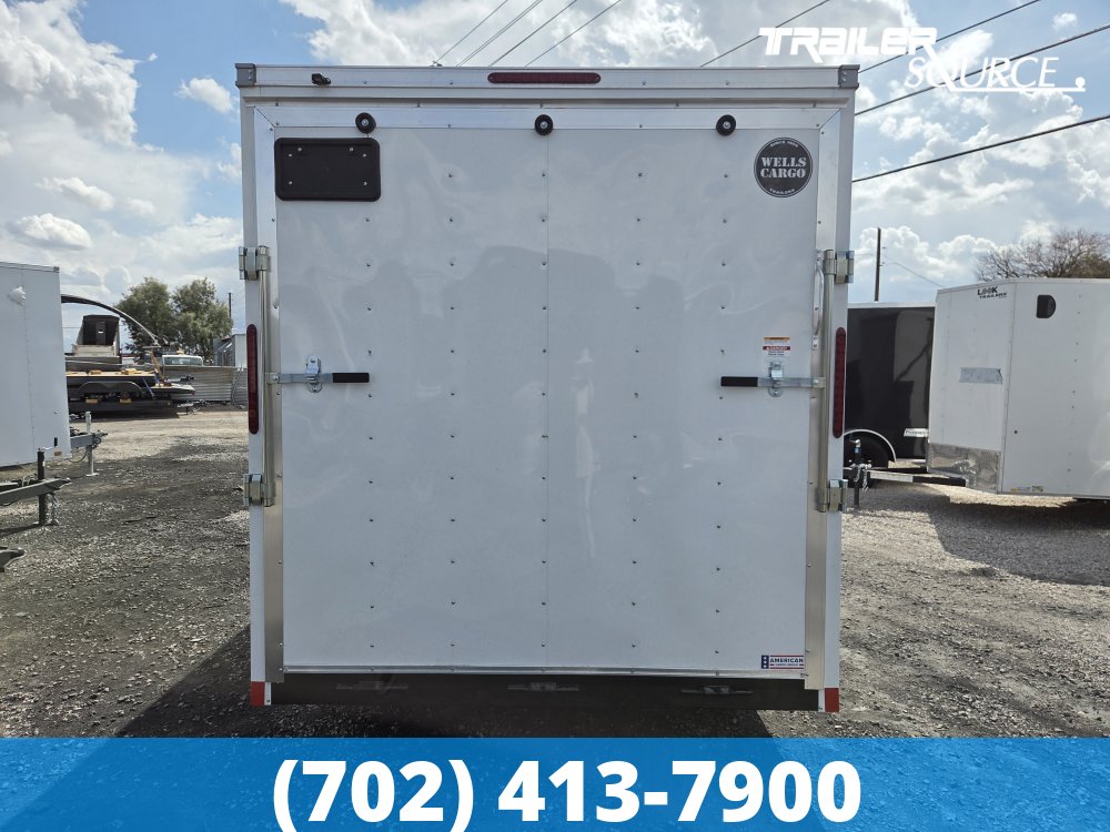 7x16 Wells Cargo FastTrac 7'0" Interior 7K Tandem Axle Enclosed Cargo