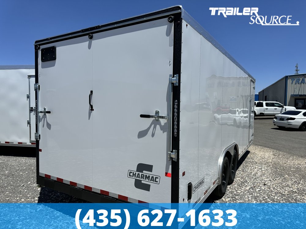 8.5x20 Charmac Commercial Duty 7'0" Interior 12K Enclosed Cargo