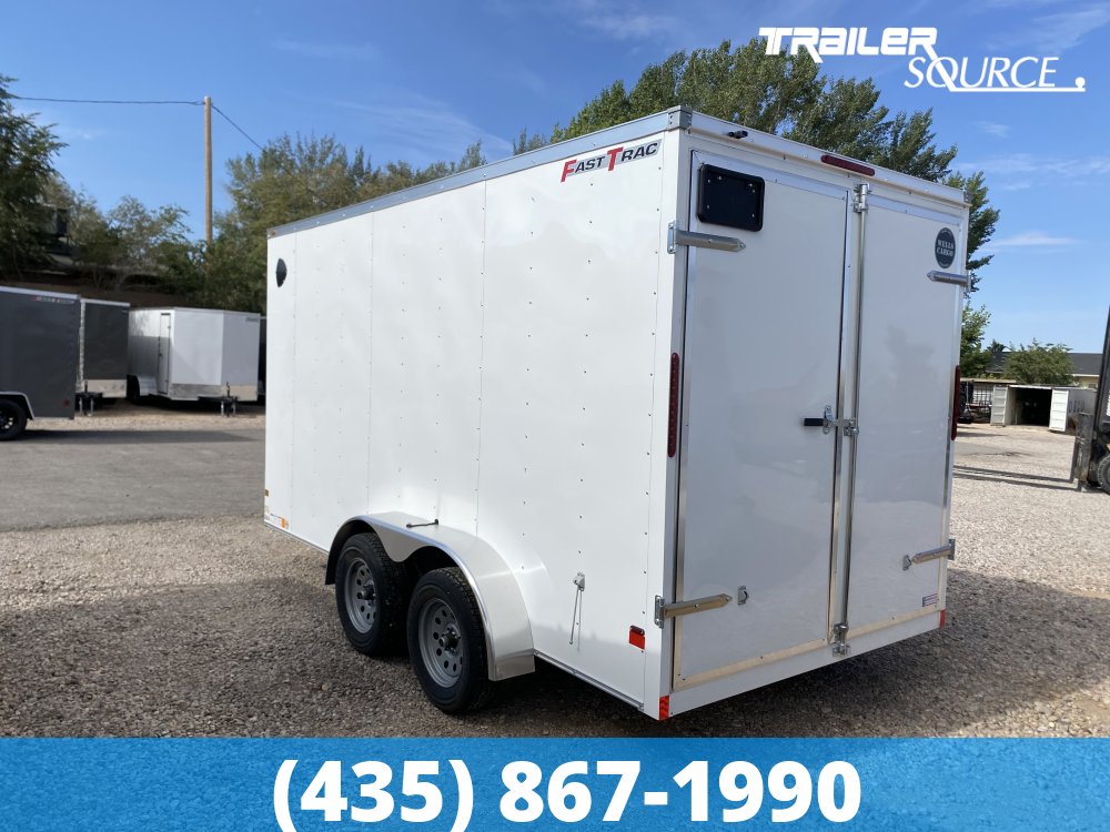 7x14 Wells Cargo FastTrac 7'0" Interior 7K Tandem Axle Enclosed Cargo