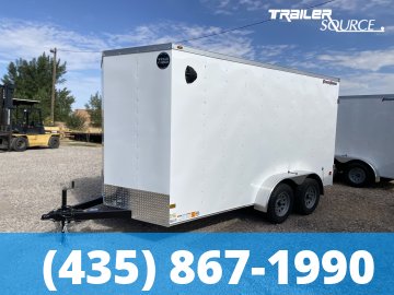 7x14 Wells Cargo FastTrac 7'0" Interior 7K Tandem Axle Enclosed Cargo