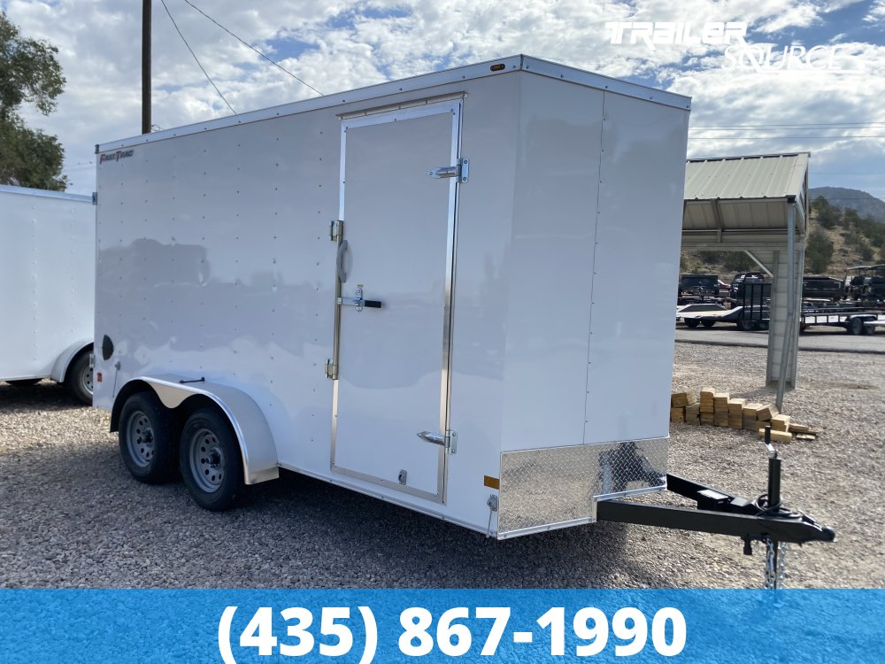 7x14 Wells Cargo FastTrac 7'0" Interior 7K Tandem Axle Enclosed Cargo