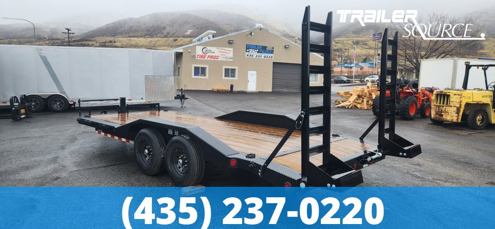 8.5x20 Iron Bull ETB Flatbed Car Hauler