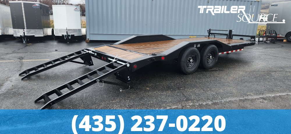 8.5x20 Iron Bull ETB Flatbed Car Hauler