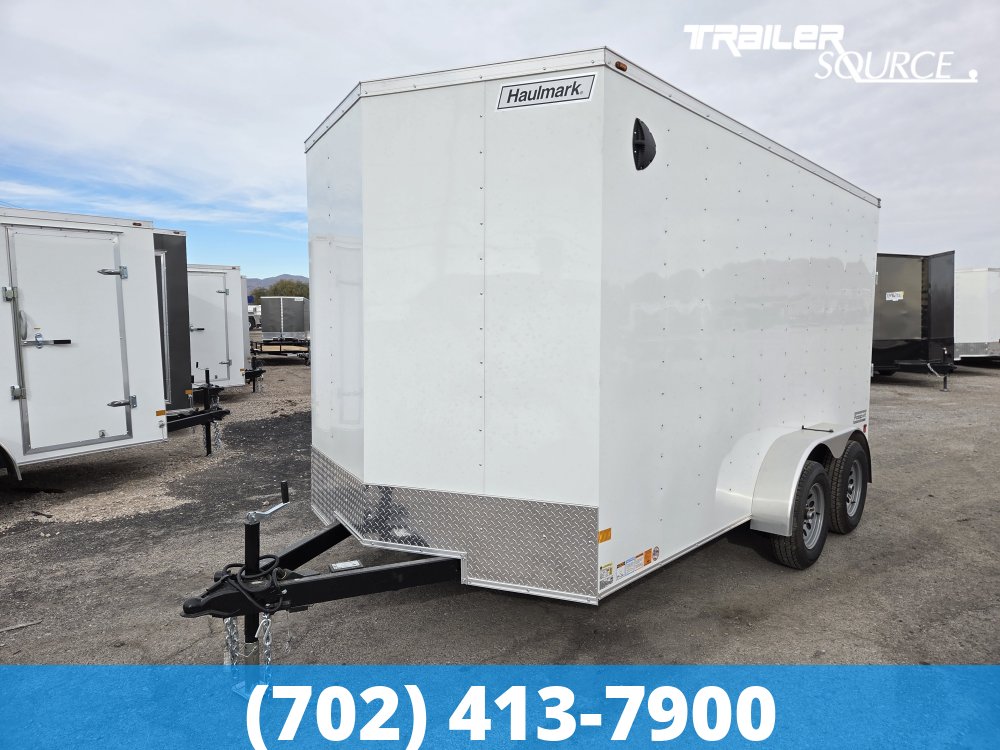 7x14 Haulmark Passport 7'0" Interior 7K Tandem Axle Enclosed Cargo Trailer