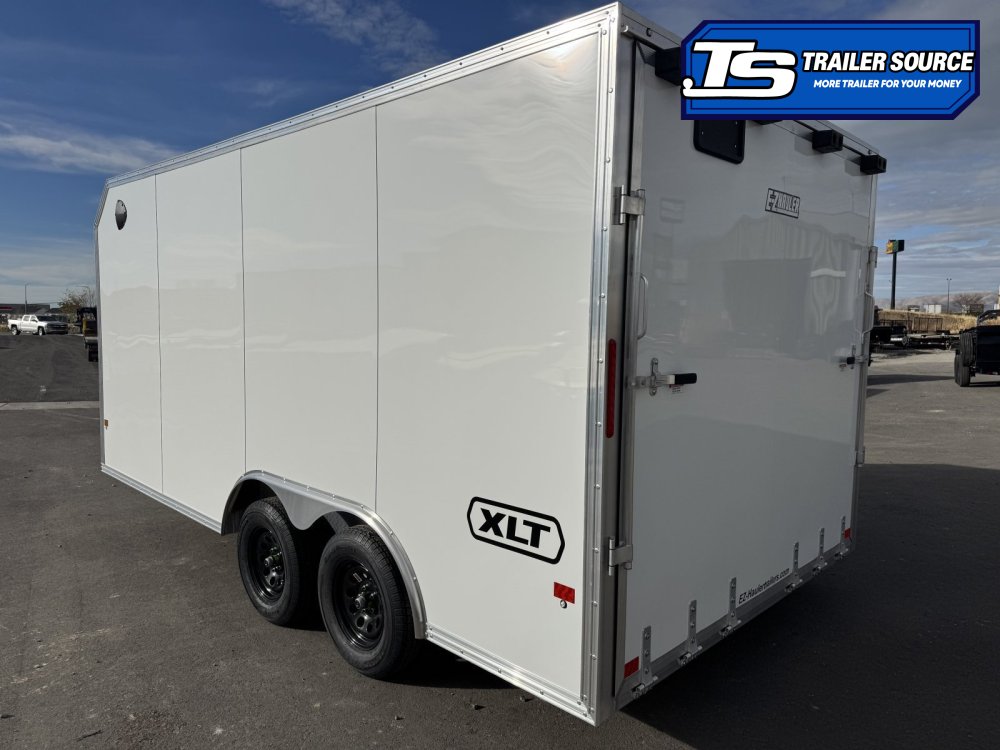 8.5x16 Alcom Aluminum EZ Hauler XLT Trailer - 7'0" Interior - 7K GVWR - Spare Mount, Spare Tire