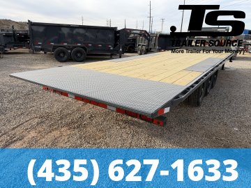 8.5x26 Lamar FA Gooseneck Deckover Tilt Trailer - 21K GVWR -