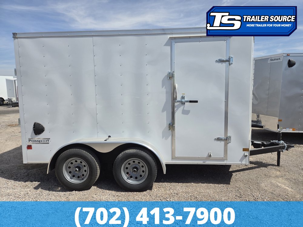 6x12 Haulmark Passport Enclosed Cargo Trailer - 6'6" Interior - 7K GVWR -