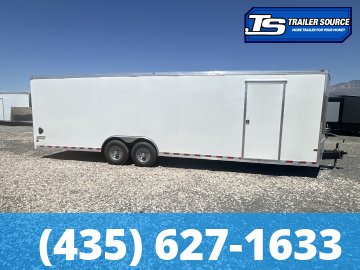 8.5x28 Haulmark Transport Enclosed Cargo Trailer - 7'0" Interior - 12K GVWR -