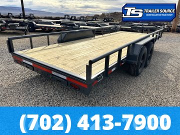 7x20 Lamar U5 Equipment Trailer - 10K GVWR -