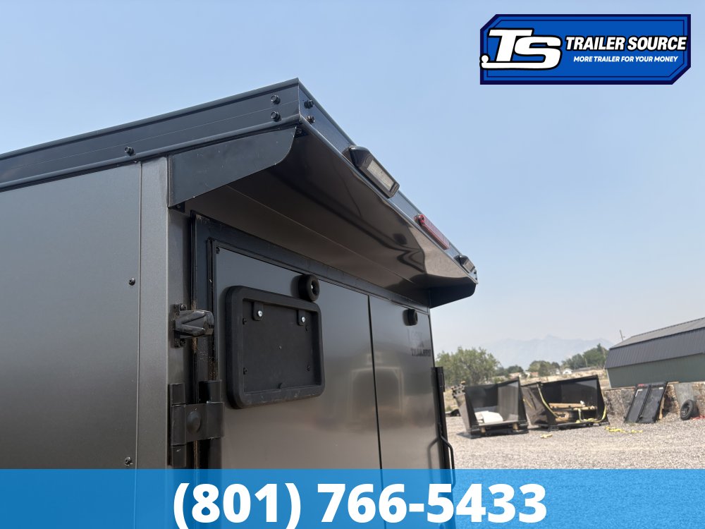 6x10 Look ST DLX Enclosed Cargo Trailer - 6'6" Interior - 3.5K GVWR - .080 PolyCor, Alloy Wheels, Black Out Package, Rear Spoiler w/ Load Lights