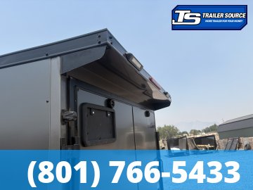 6x10 Look ST DLX Enclosed Cargo Trailer - 6'6" Interior - 3.5K GVWR - .080 PolyCor, Alloy Wheels, Black Out Package, Rear Spoiler w/ Load Lights