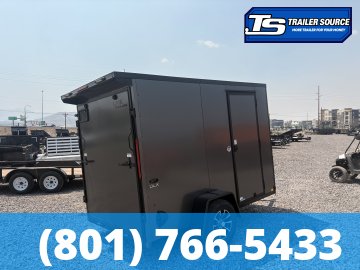 6x10 Look ST DLX Enclosed Cargo Trailer - 6'6" Interior - 3.5K GVWR - .080 PolyCor, Alloy Wheels, Black Out Package, Rear Spoiler w/ Load Lights