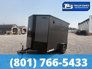 6x10 Look ST DLX Enclosed Cargo Trailer - 6'6" Interior - 3.5K GVWR - .080 PolyCor, Alloy Wheels, Black Out Package, Rear Spoiler w/ Load Lights