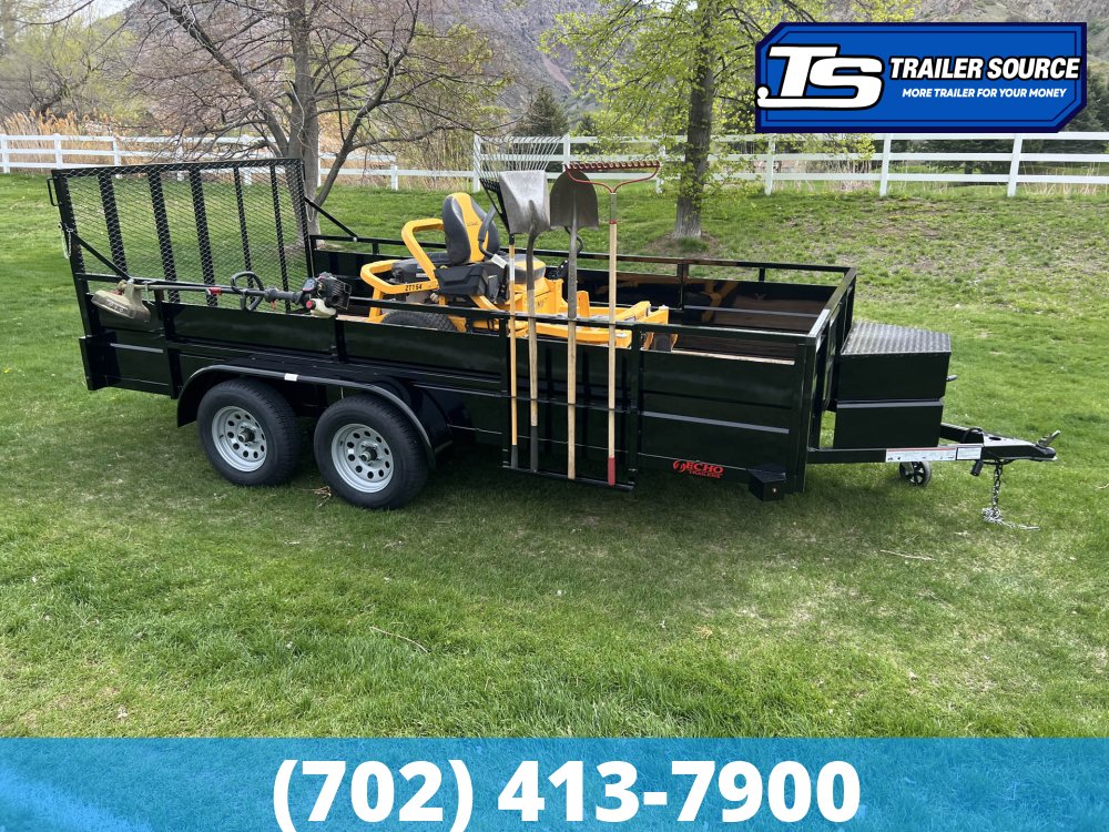 7x14 Echo ELS-14-15T Landscape Utility Trailer - 7K GVWR -