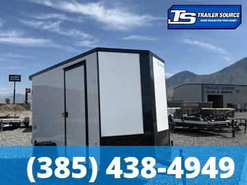 6x10 Look ST DLX Enclosed Cargo Trailer - 6'6" Interior - 3.5K GVWR - .080 PolyCor, Alloy Wheels, Black Out Package, Rear Spoiler w/ Load Lights