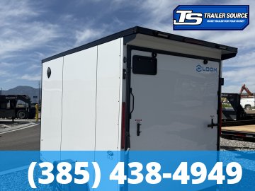 6x10 Look ST DLX Enclosed Cargo Trailer - 6'6" Interior - 3.5K GVWR - .080 PolyCor, Alloy Wheels, Black Out Package, Rear Spoiler w/ Load Lights