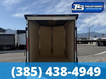 6x10 Look ST DLX Enclosed Cargo Trailer - 6'6" Interior - 3.5K GVWR - .080 PolyCor, Alloy Wheels, Black Out Package, Rear Spoiler w/ Load Lights